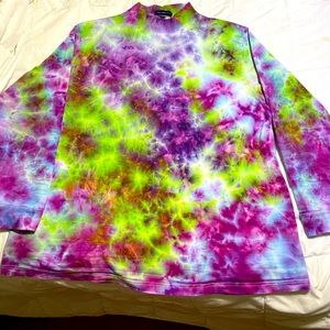 TieDye long sleeve shirt.